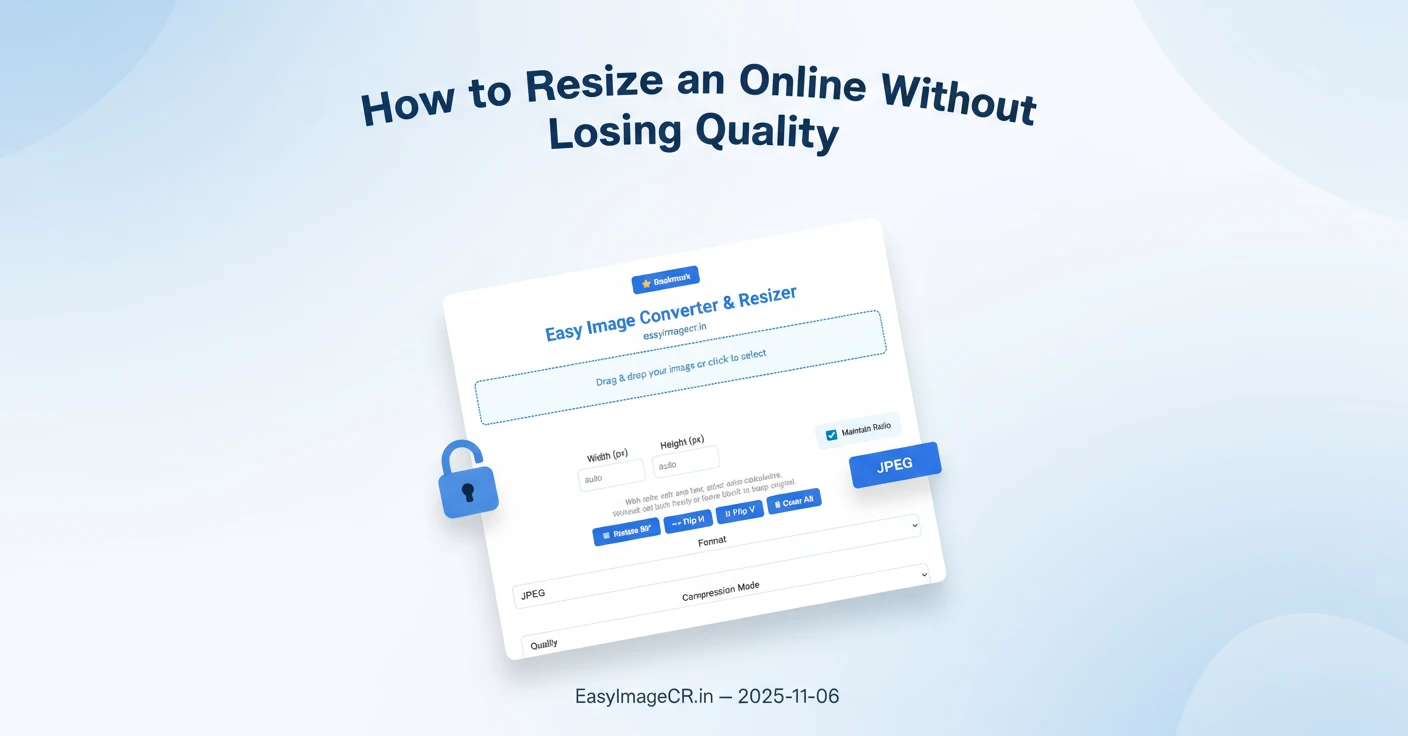 An image being resized on a computer screen